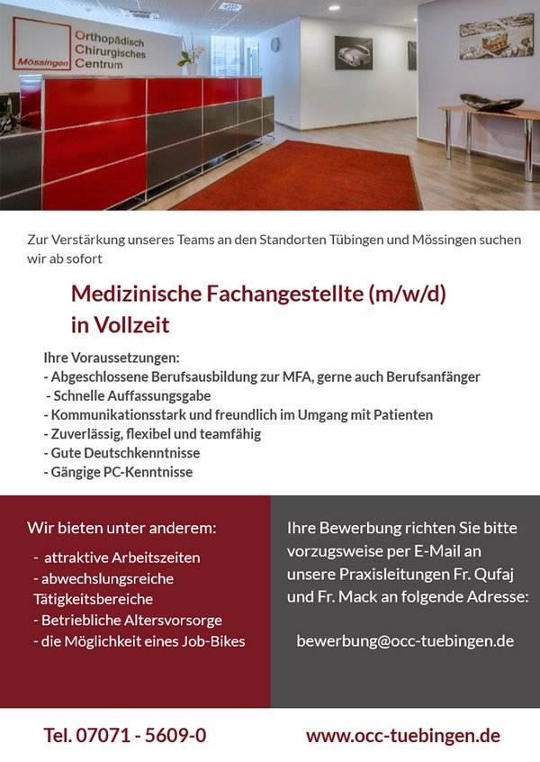 Ausschreibung MFA