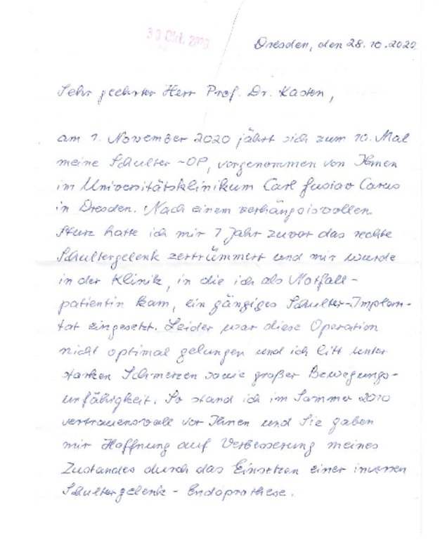 Patientenmeinung