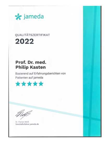 Jameda Zertifikat