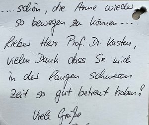 Arme bewegen können